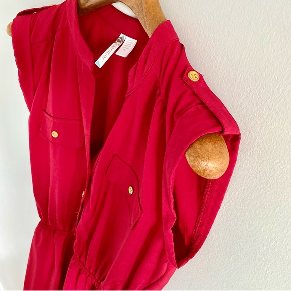 Degrees Sleeveless Red Dress Size XS - Picture 3 of 5